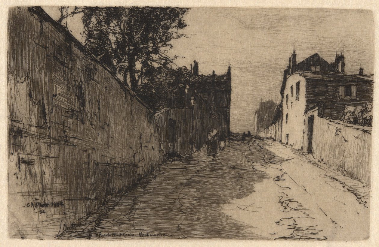 Rue de Mont Cenis, Montmartre av Charles A. Platt