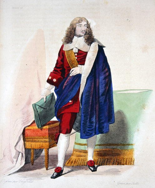 Jean-Baptiste Colbert de Torcy (1619-83), illustration från 