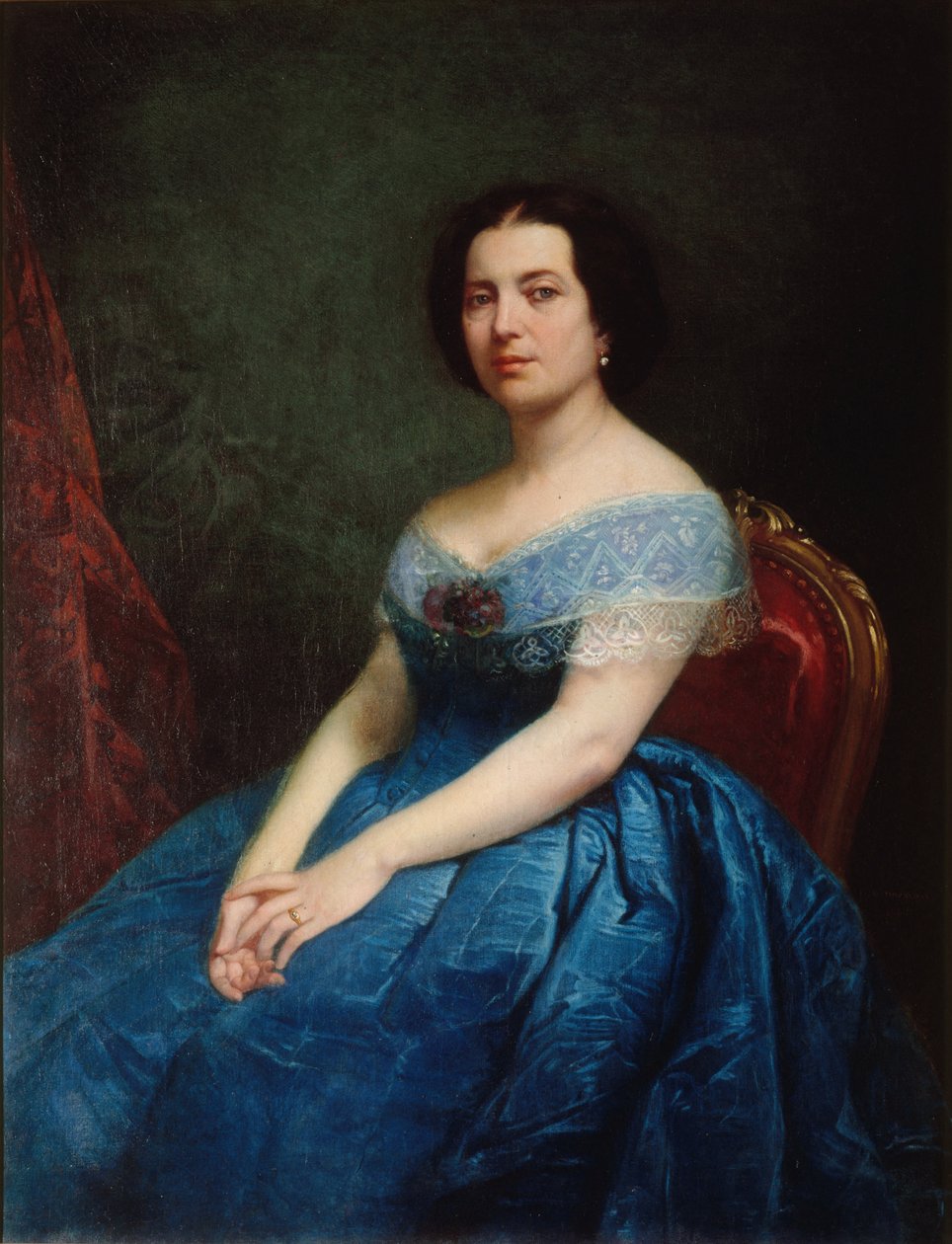 Porträtt av Ernesta Grisis 1816-1895, 1866. av Charles Adolphe Bonnegrace