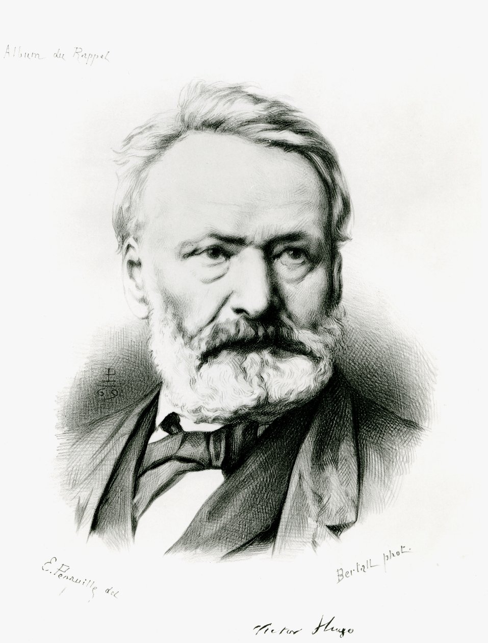 Porträtt av Victor Hugo (1802-85) från 