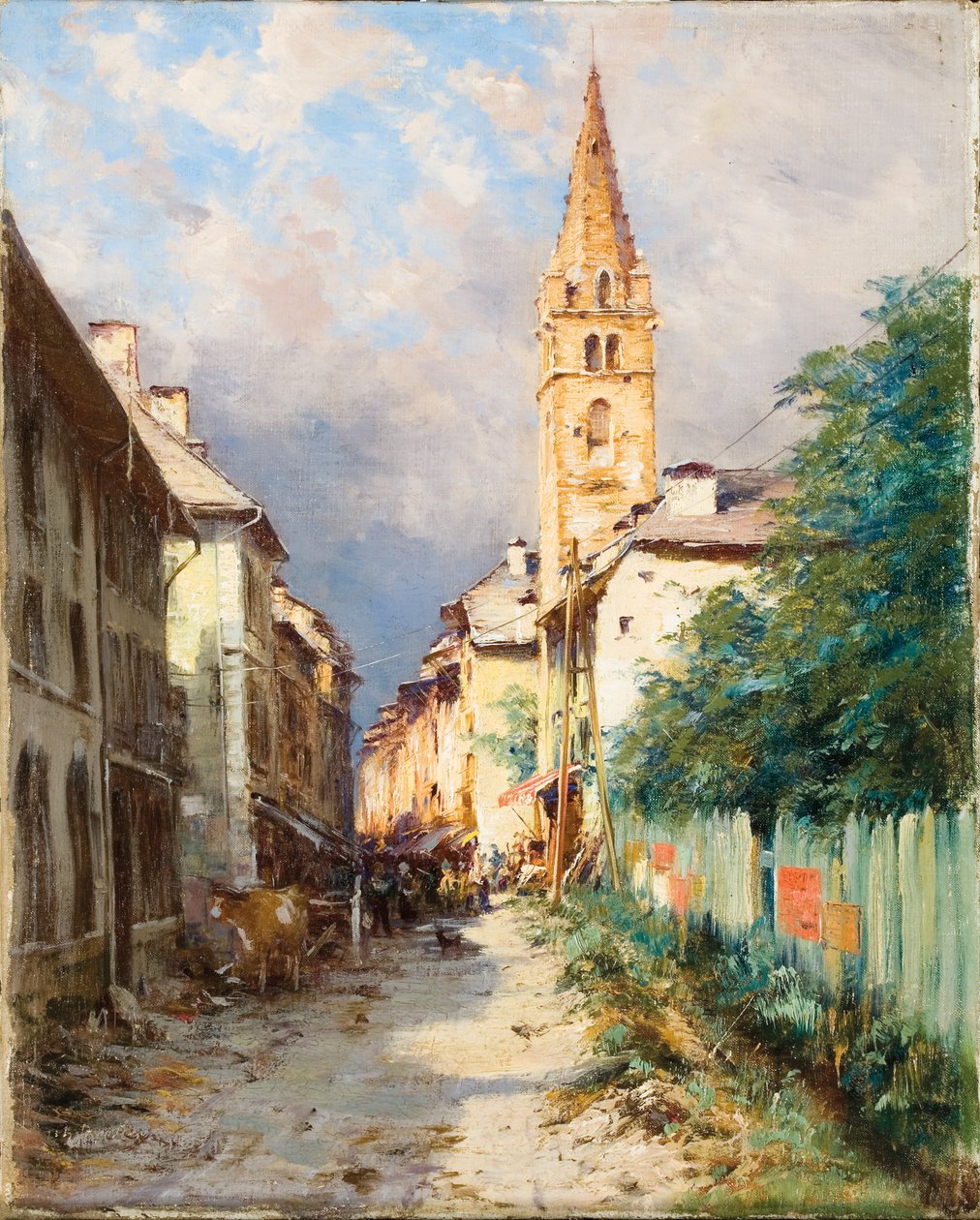 Gata i Barcelonnette av Charles Alexandre Bertier
