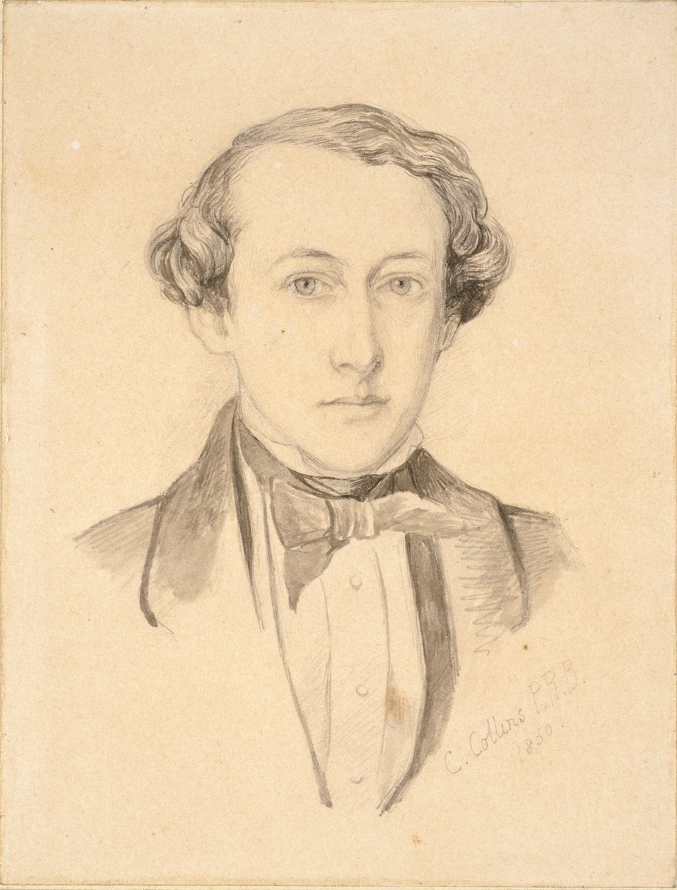 Porträtt av Sir John Everett Millais, 1850 av Charles Allston Collins