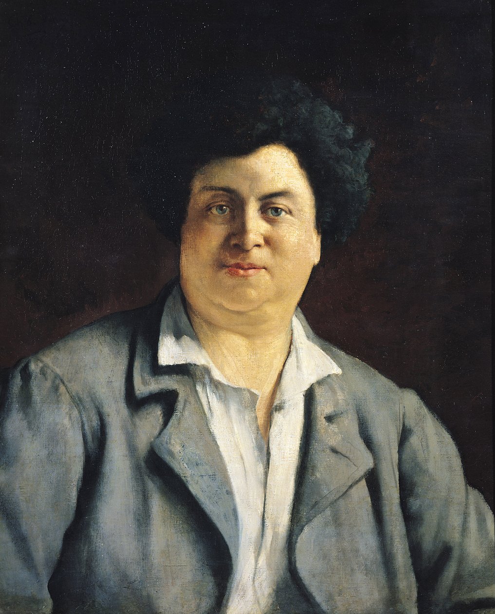 Porträtt av Alexandre Dumas pere (1802-70), 1878 av Charles Alphonse Paul Bellay