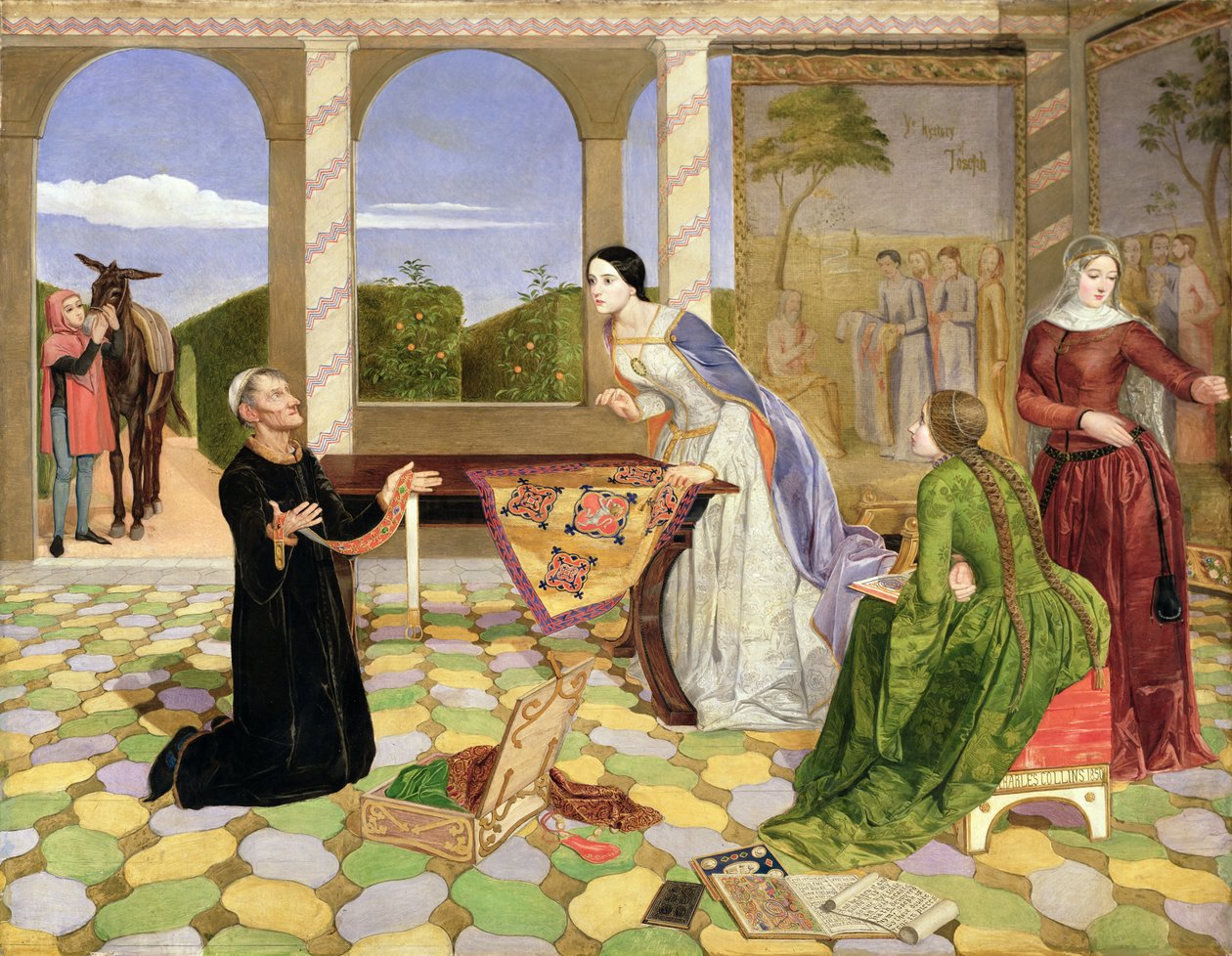Berengarias larm för sin mans, Richard Coeur de Lions säkerhet av Charles Alston Collins