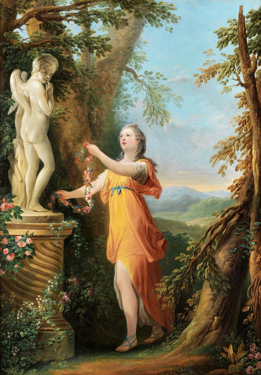 Charles André van Loo Offra sig för kärleken av Charles André van Loo