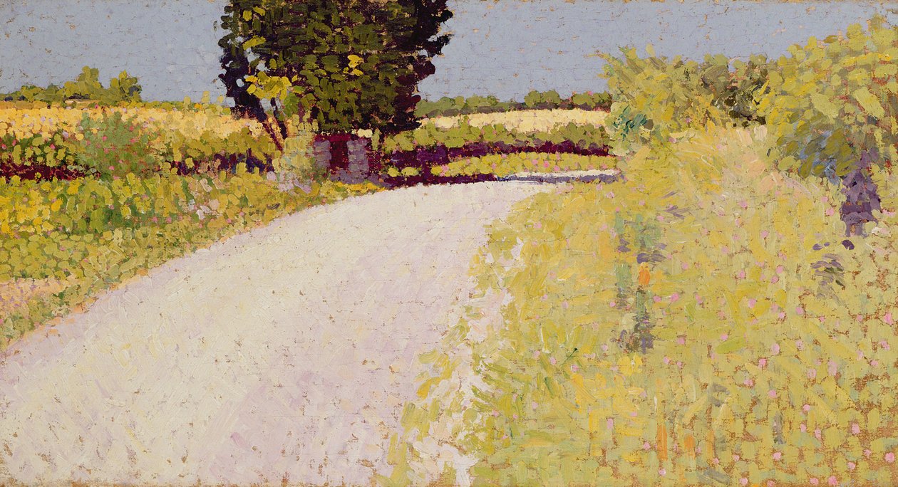 Path in the Country, ca 1886 (olja på duk) av Charles Angrand