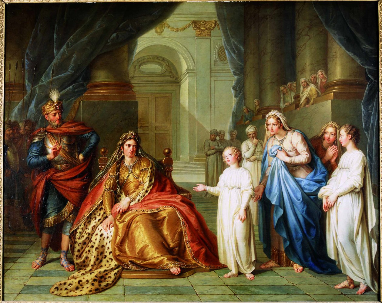 Atalja och Joas, 1741. av Charles Antoine Coypel