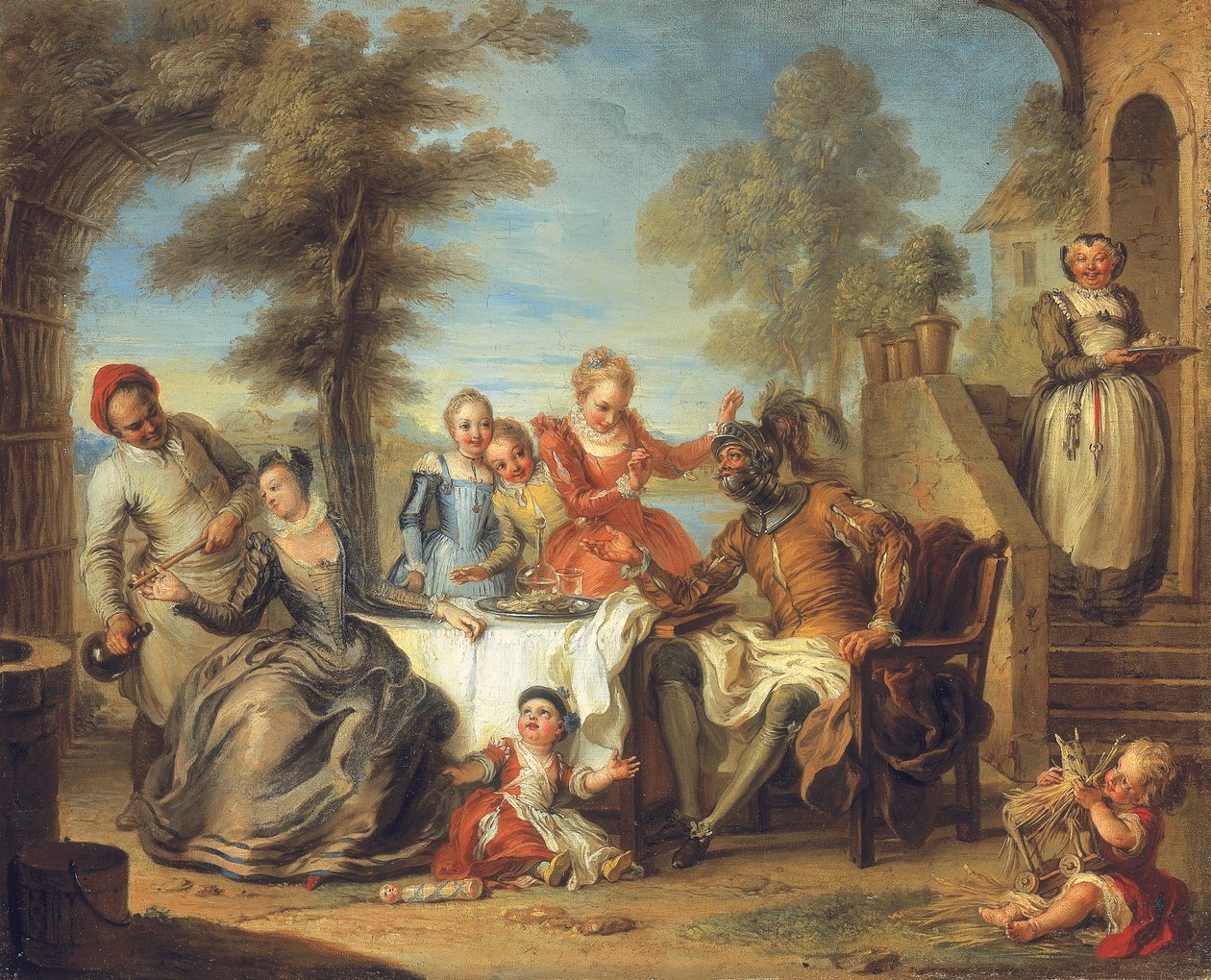 Don Quijote på värdshuset av Charles Antoine Coypel