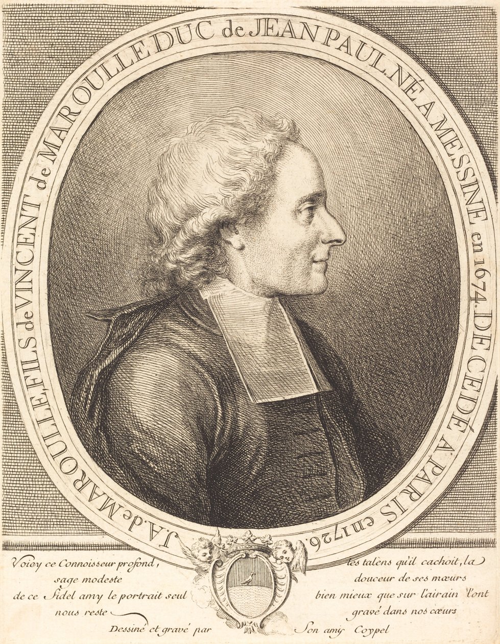 Fader Jean-Antoine de Maroulle av Charles Antoine Coypel