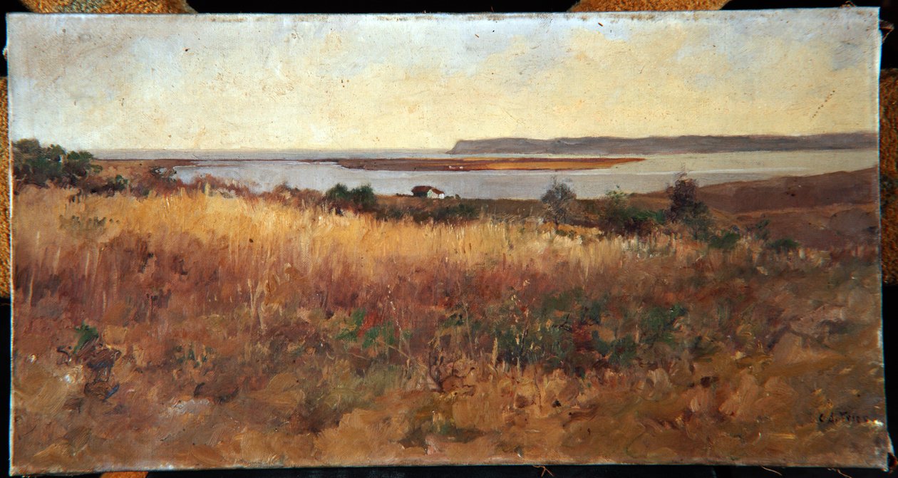 Point Loma från Logan Heights av Charles Arthur Fries