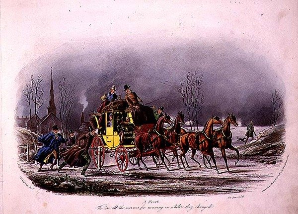"A Frost", graverad av R.G. Reeve (fl.1811-37) pub. av Thomas McLean av Charles B. (after) Newhouse