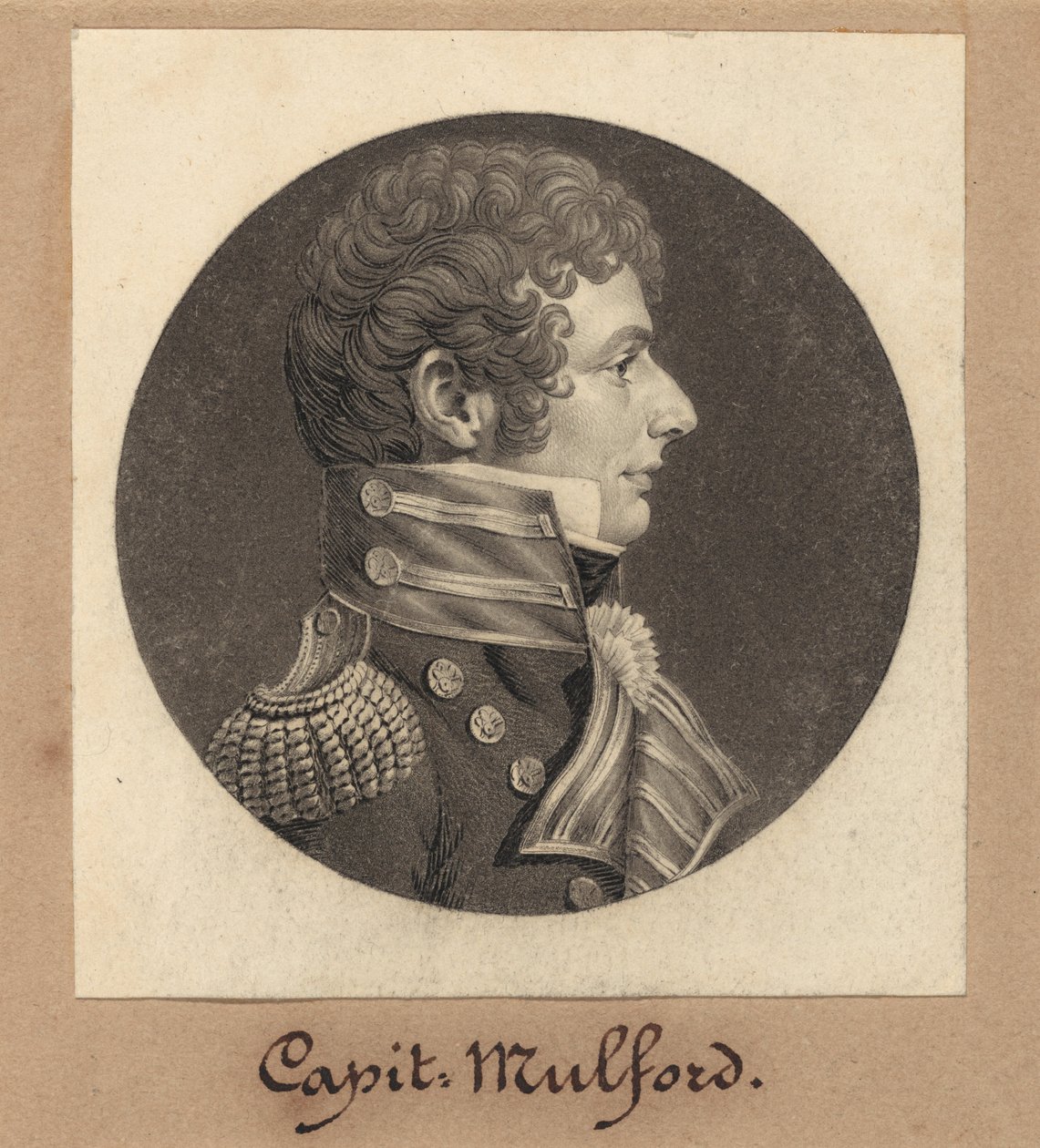 Kapten Clarence Mulford av Charles B. J. Févret de Saint Mémin