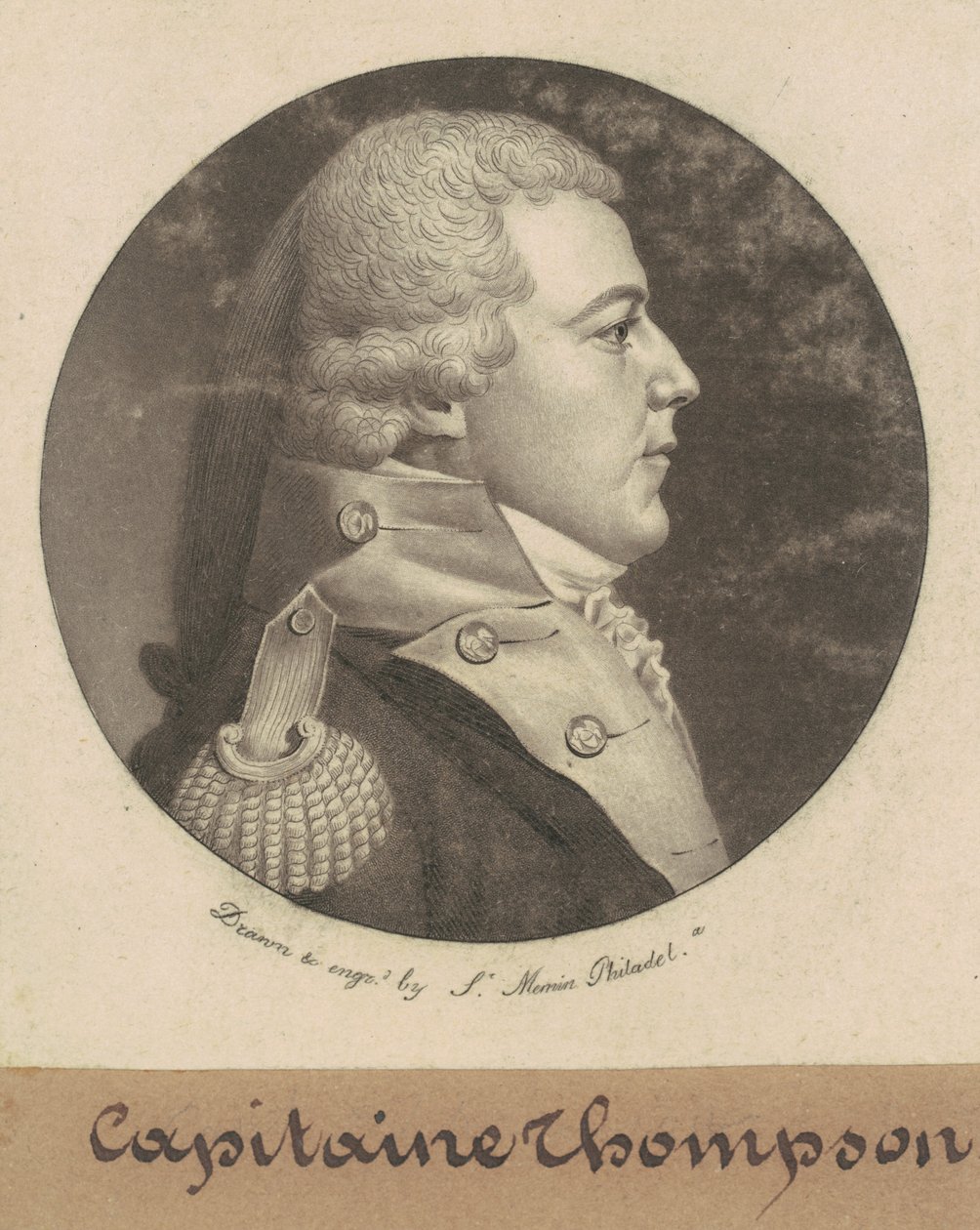 Kapten Thompson av Charles B. J. Févret de Saint Mémin