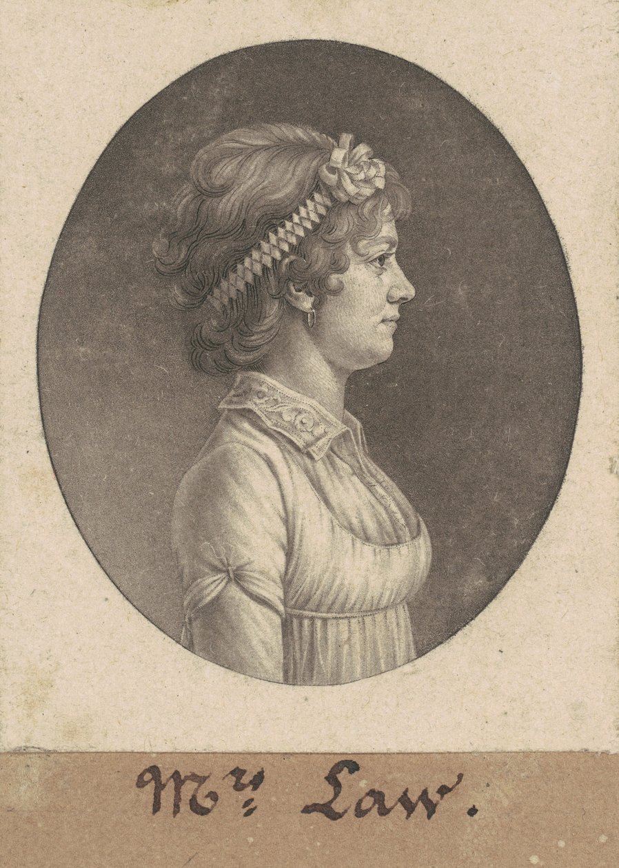 Elizabeth Parke Custis lag av Charles B. J. Févret de Saint Mémin