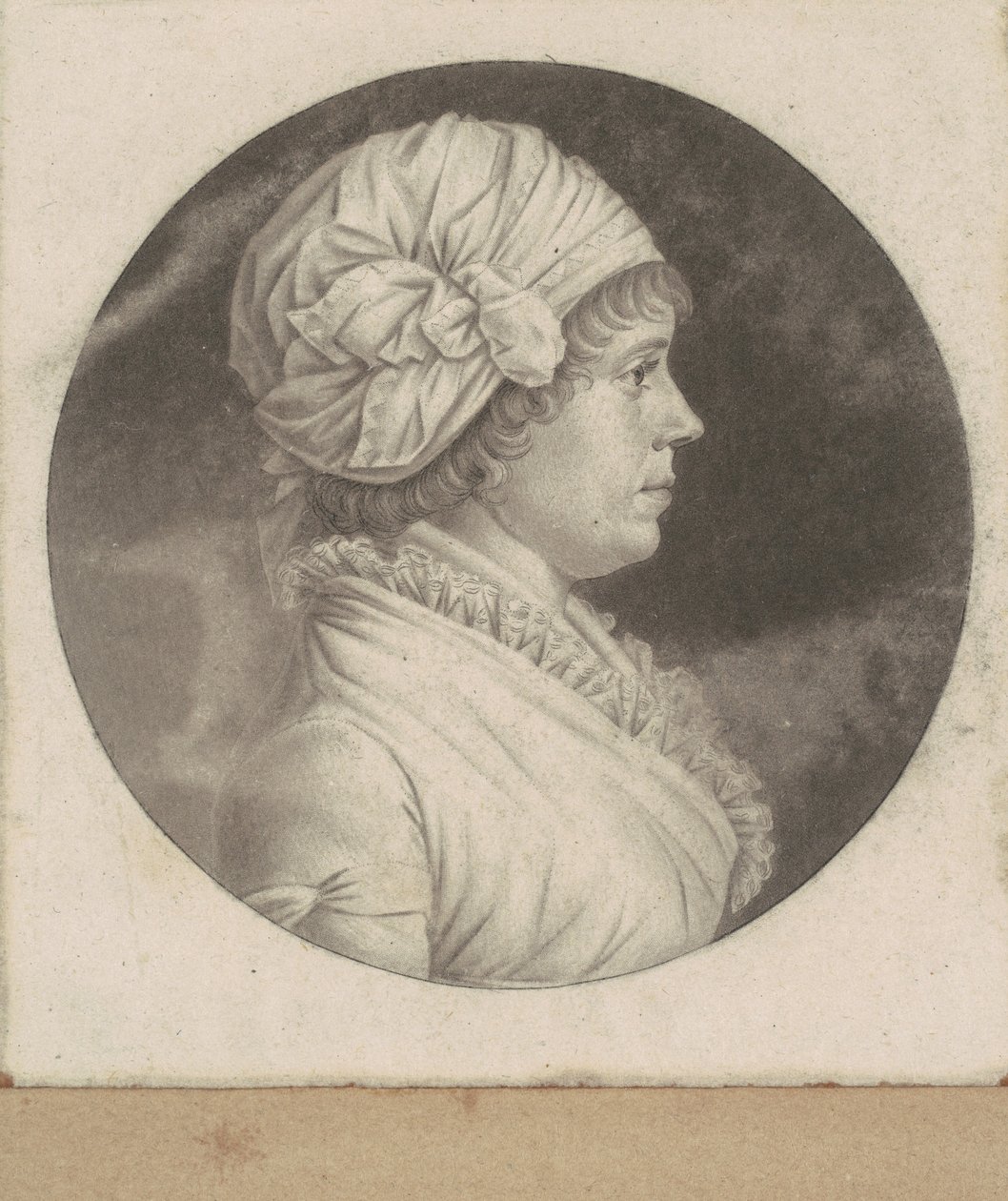 Elizabeth Rittenhouse sergeant av Charles B. J. Févret de Saint Mémin