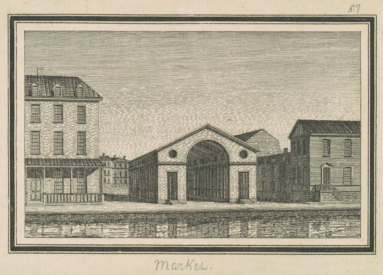 Esperanza, marknad av Charles B. J. Févret de Saint Mémin