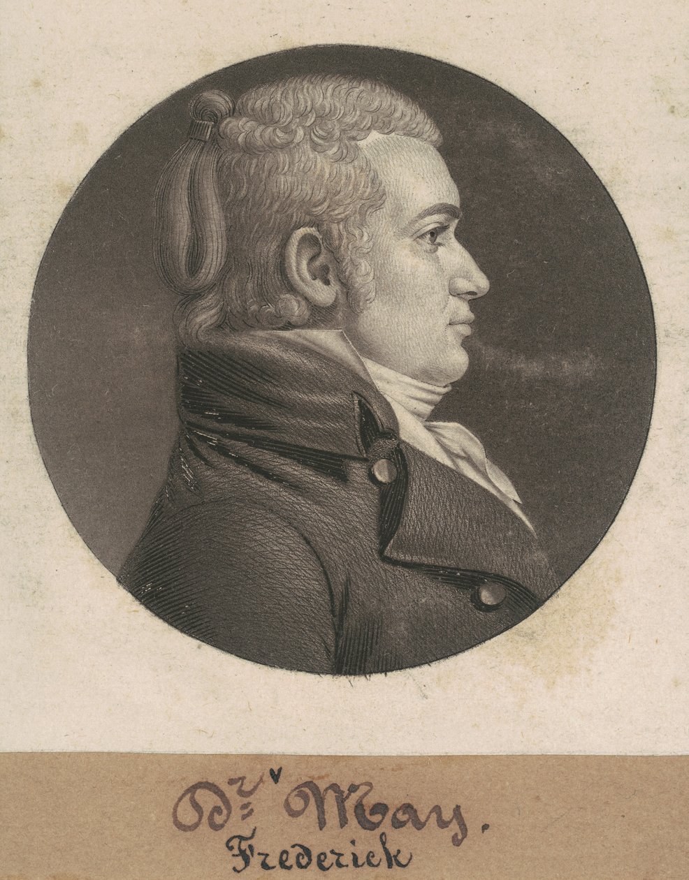 Fredrik May av Charles B. J. Févret de Saint Mémin