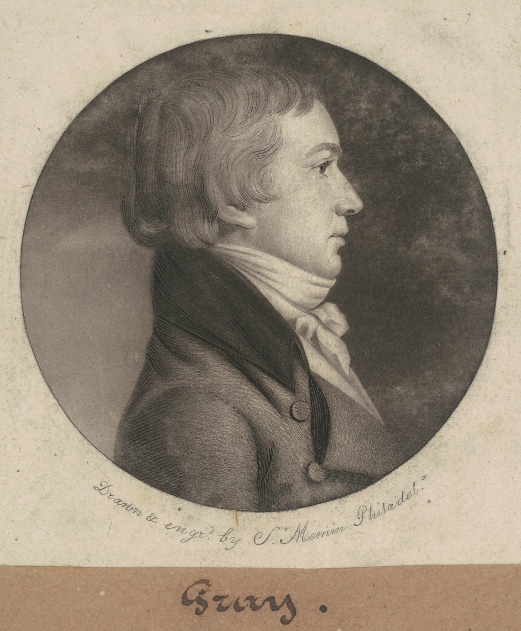 grå av Charles B. J. Févret de Saint Mémin
