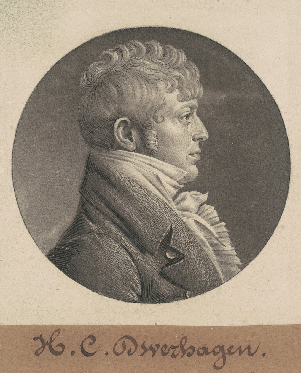 H. C. Dwerhagen av Charles B. J. Févret de Saint Mémin
