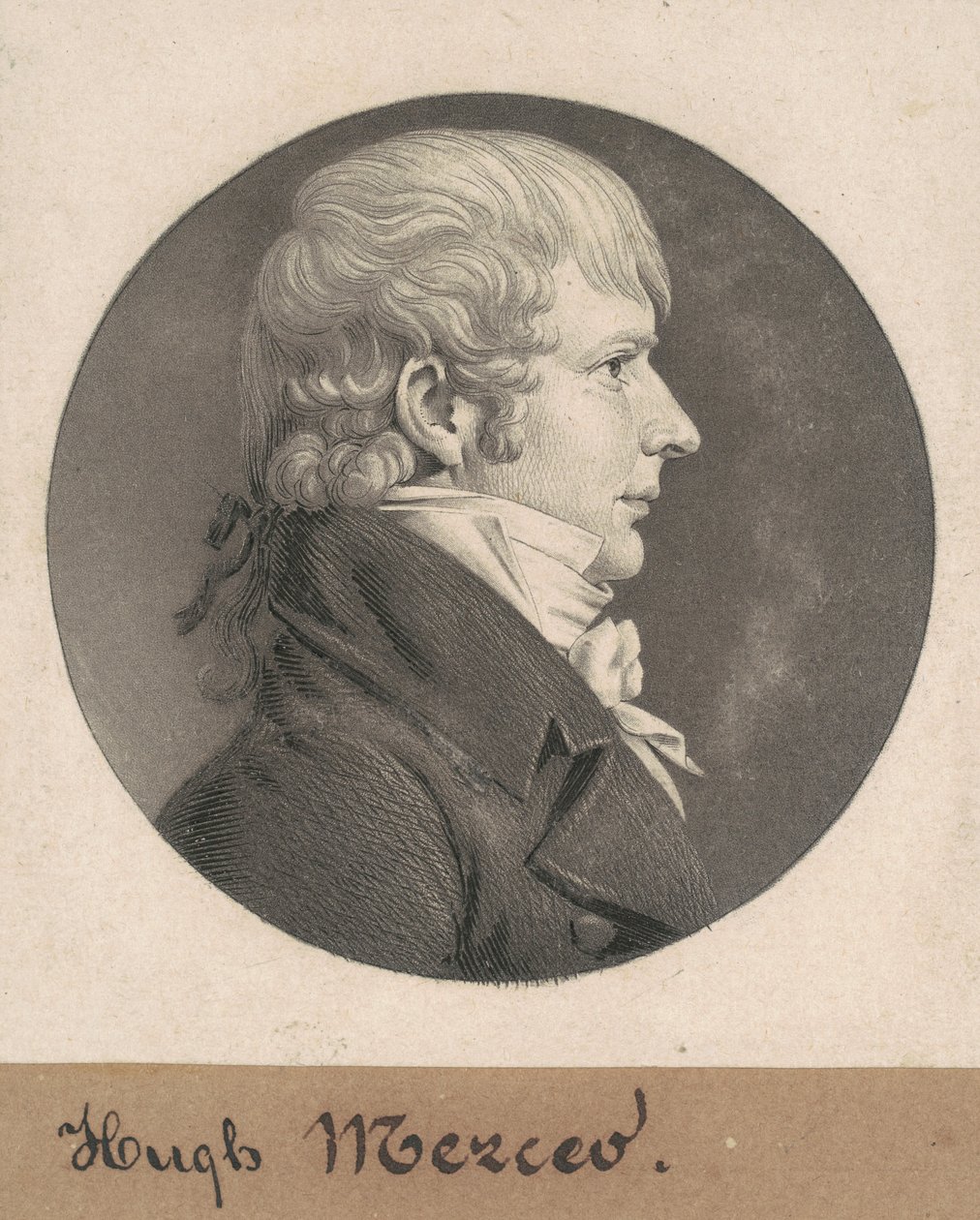 Hugh hyresgäst Weedon Mercer av Charles B. J. Févret de Saint Mémin