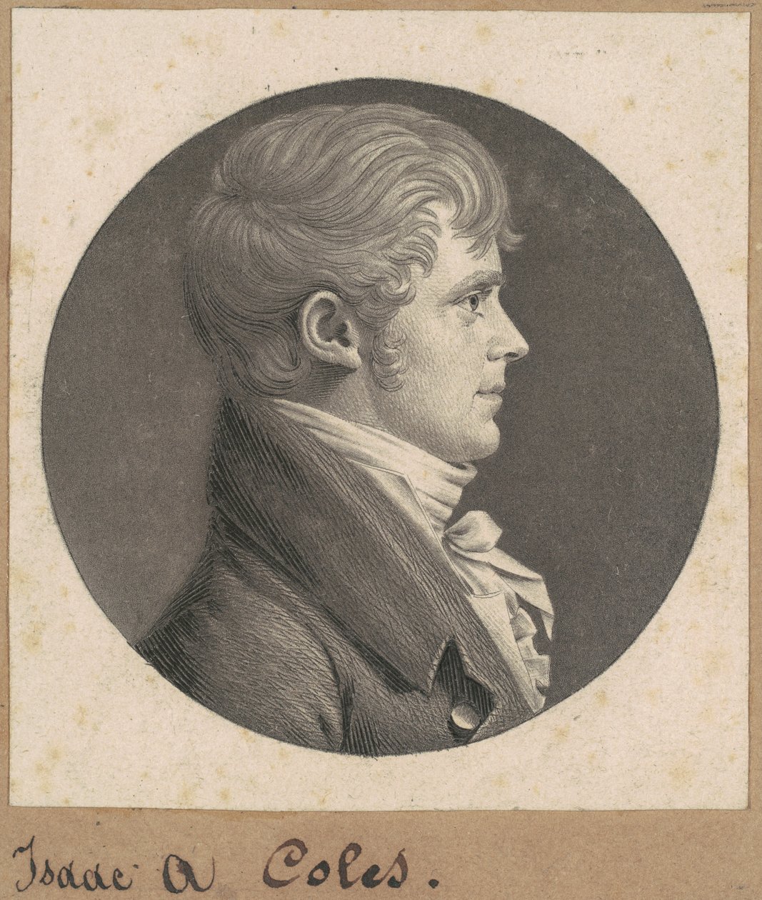 Isaac A. Coles av Charles B. J. Févret de Saint Mémin