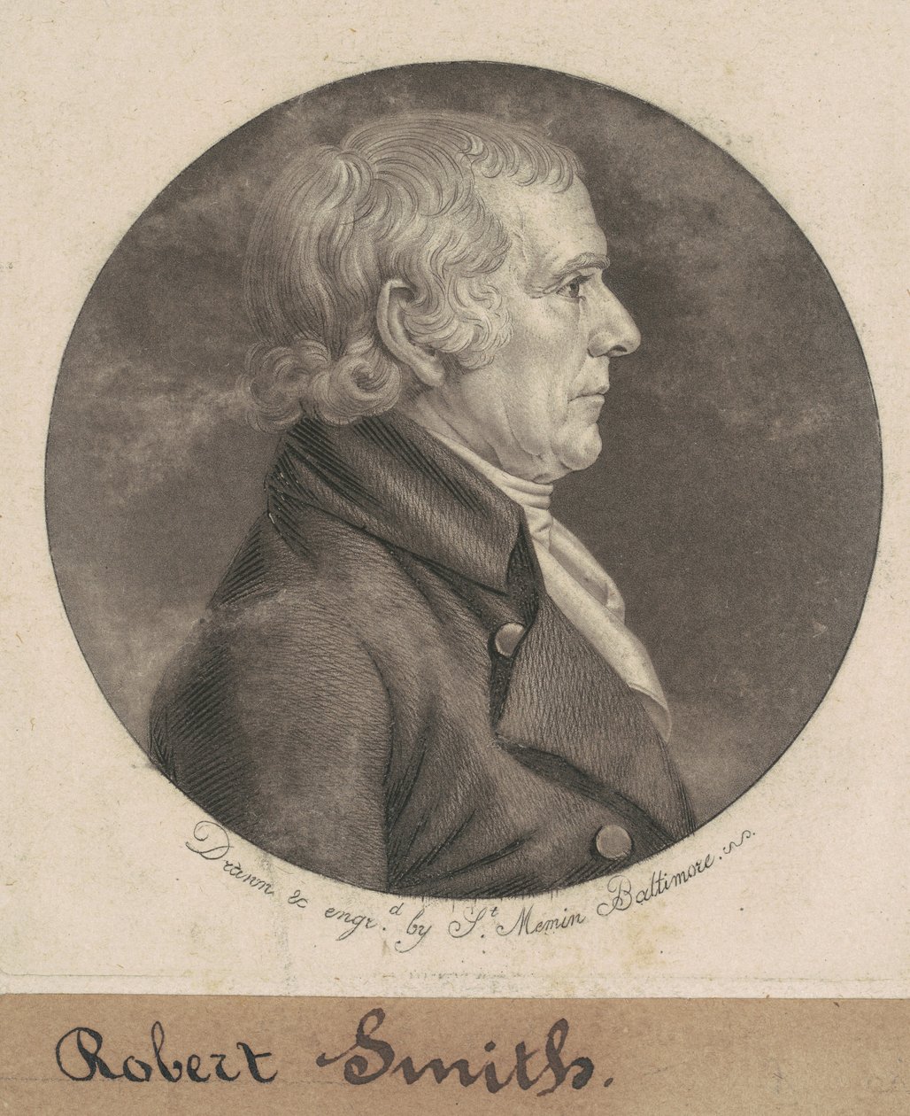 Isaac Smith II av Charles B. J. Févret de Saint Mémin