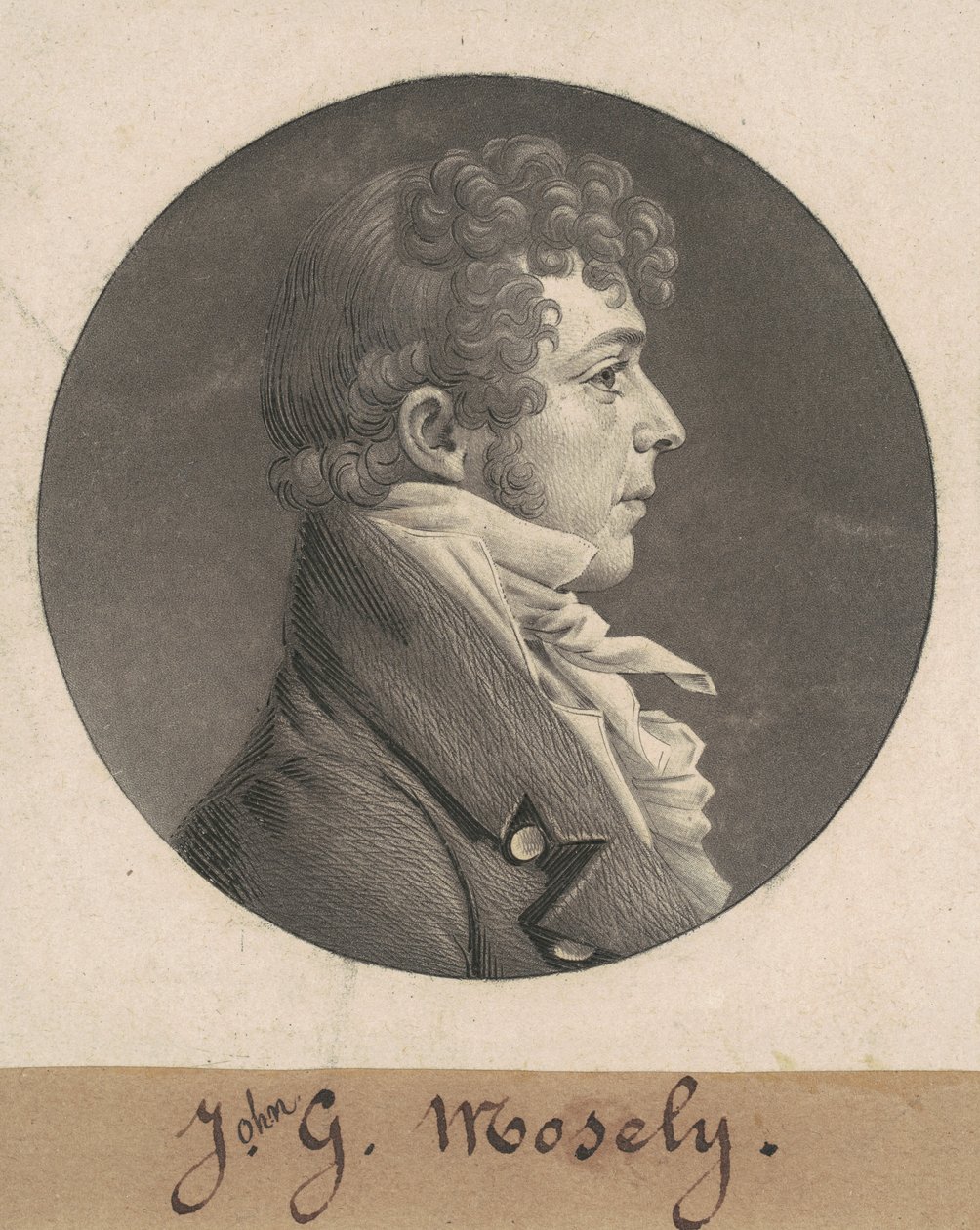 J. G. Mosely av Charles B. J. Févret de Saint Mémin
