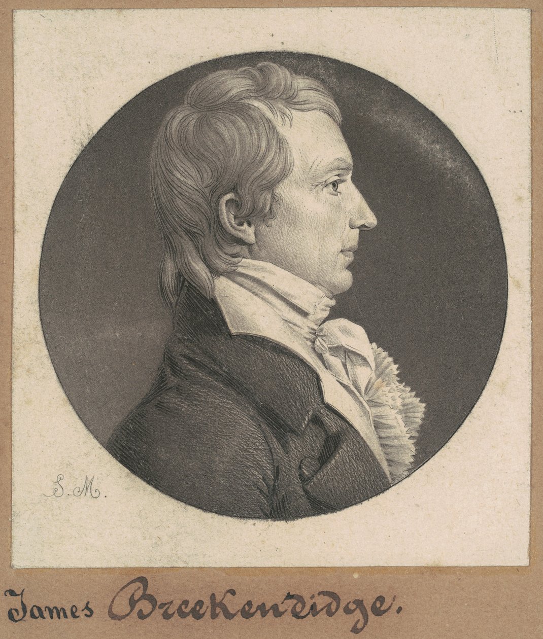 James Breckinridge av Charles B. J. Févret de Saint Mémin