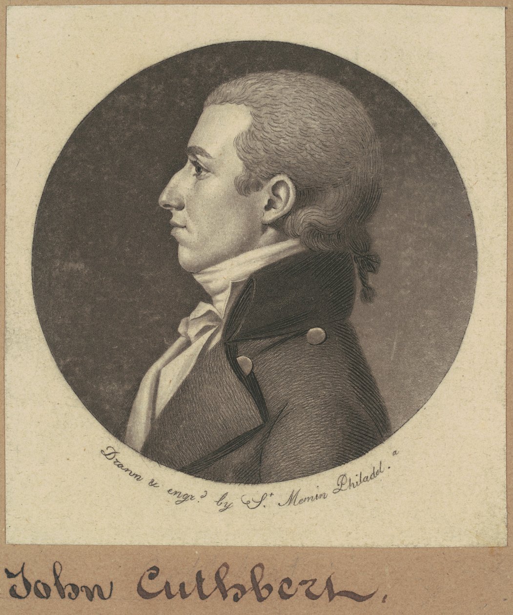 John Cuthbert av Charles B. J. Févret de Saint Mémin
