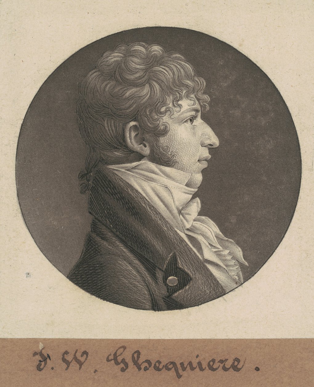 John Francis William Ghequiere av Charles B. J. Févret de Saint Mémin