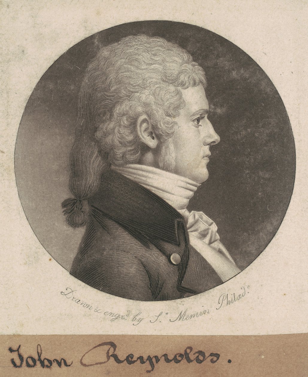John Reynolds av Charles B. J. Févret de Saint Mémin