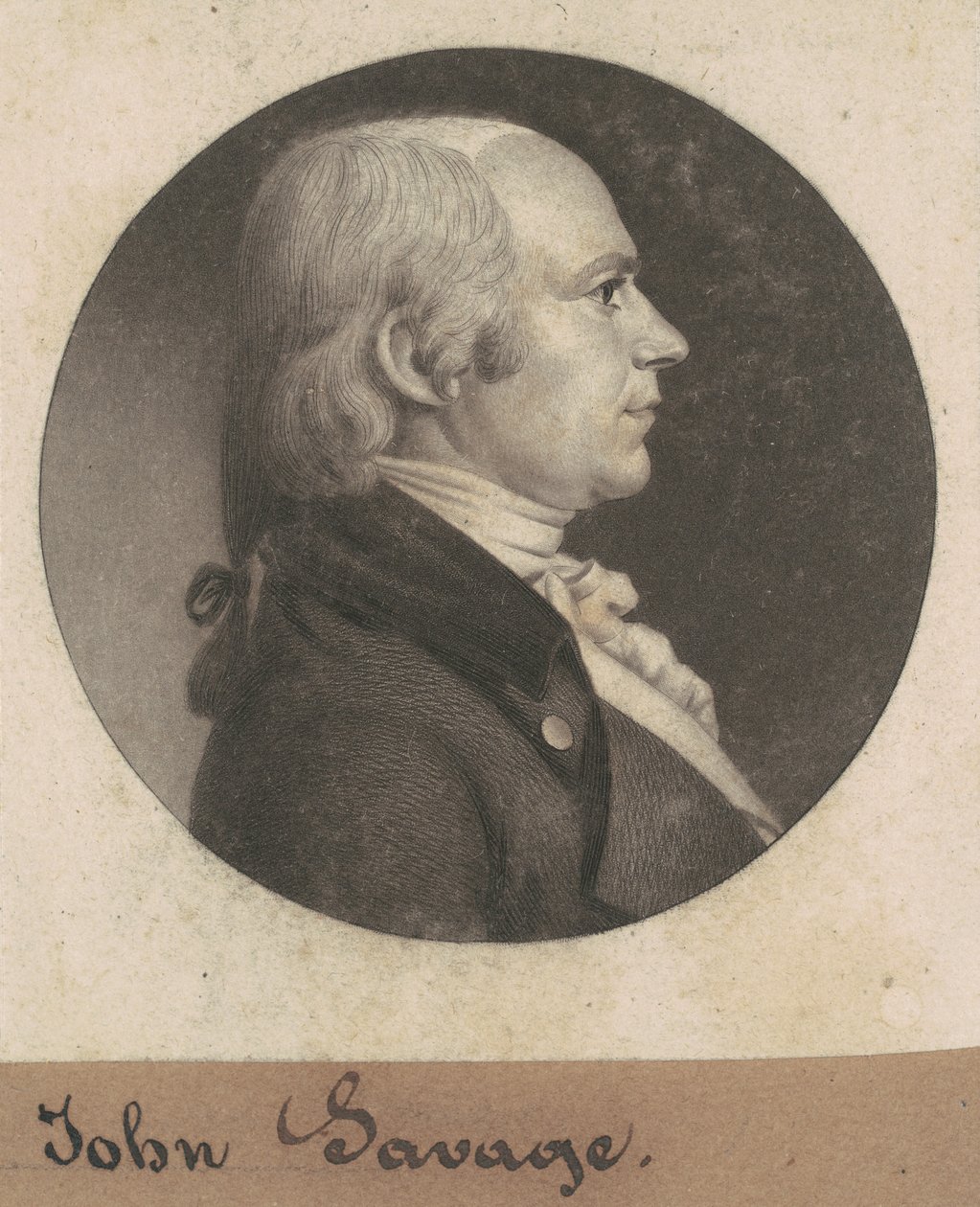 John Savage av Charles B. J. Févret de Saint Mémin