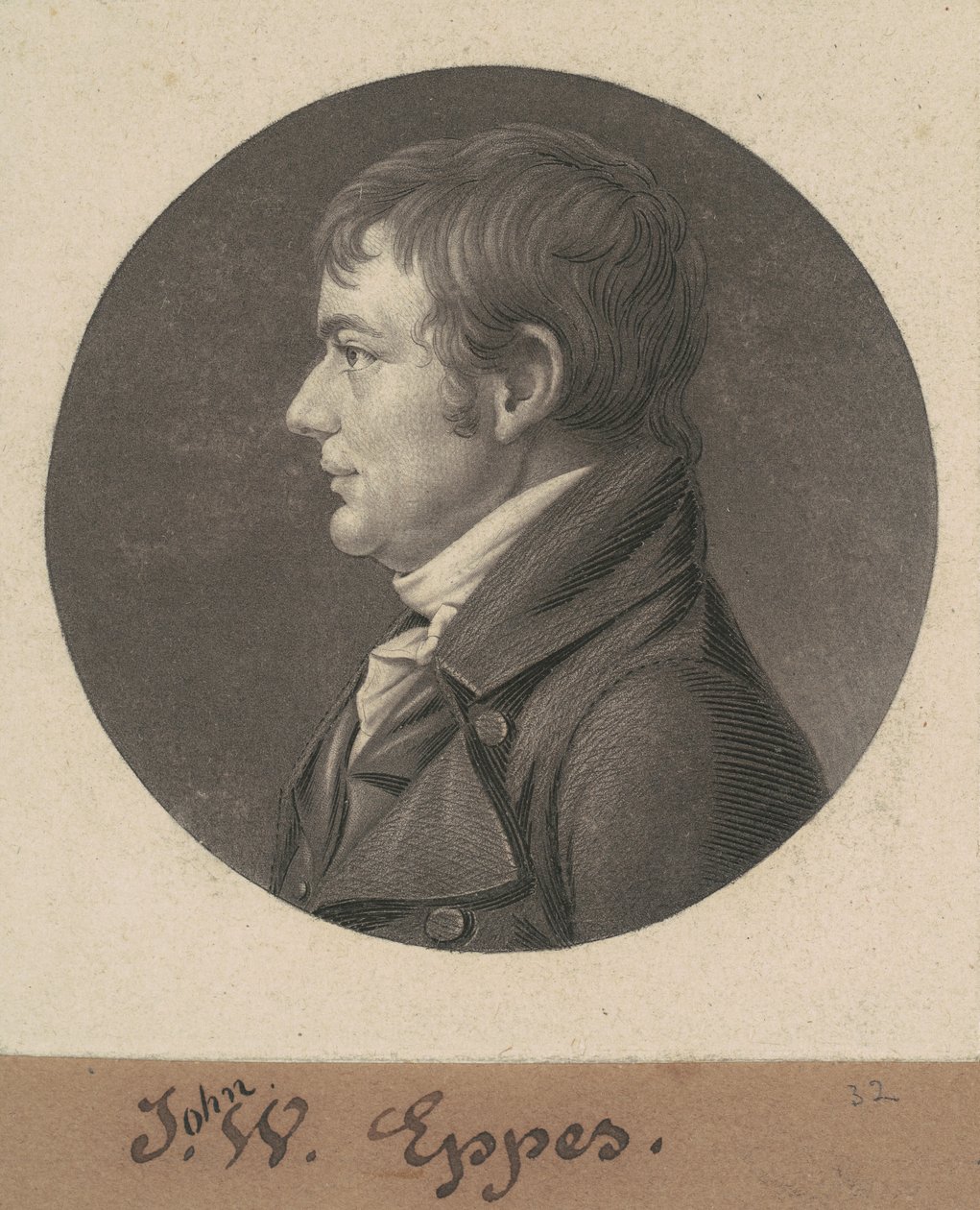 John Wayles något av Charles B. J. Févret de Saint Mémin