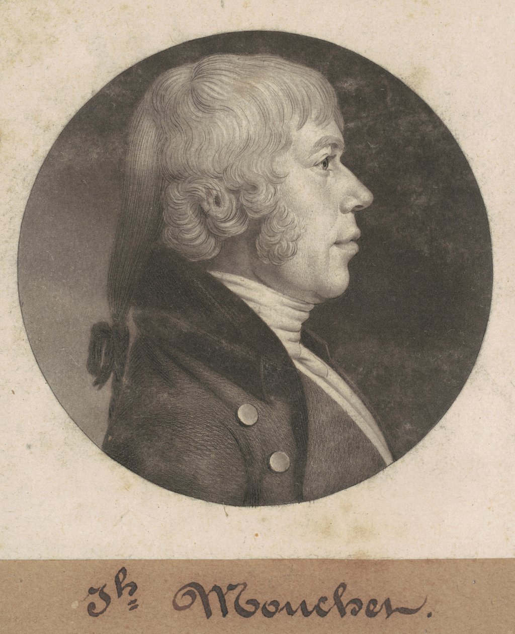 Joseph Mouchet av Charles B. J. Févret de Saint Mémin