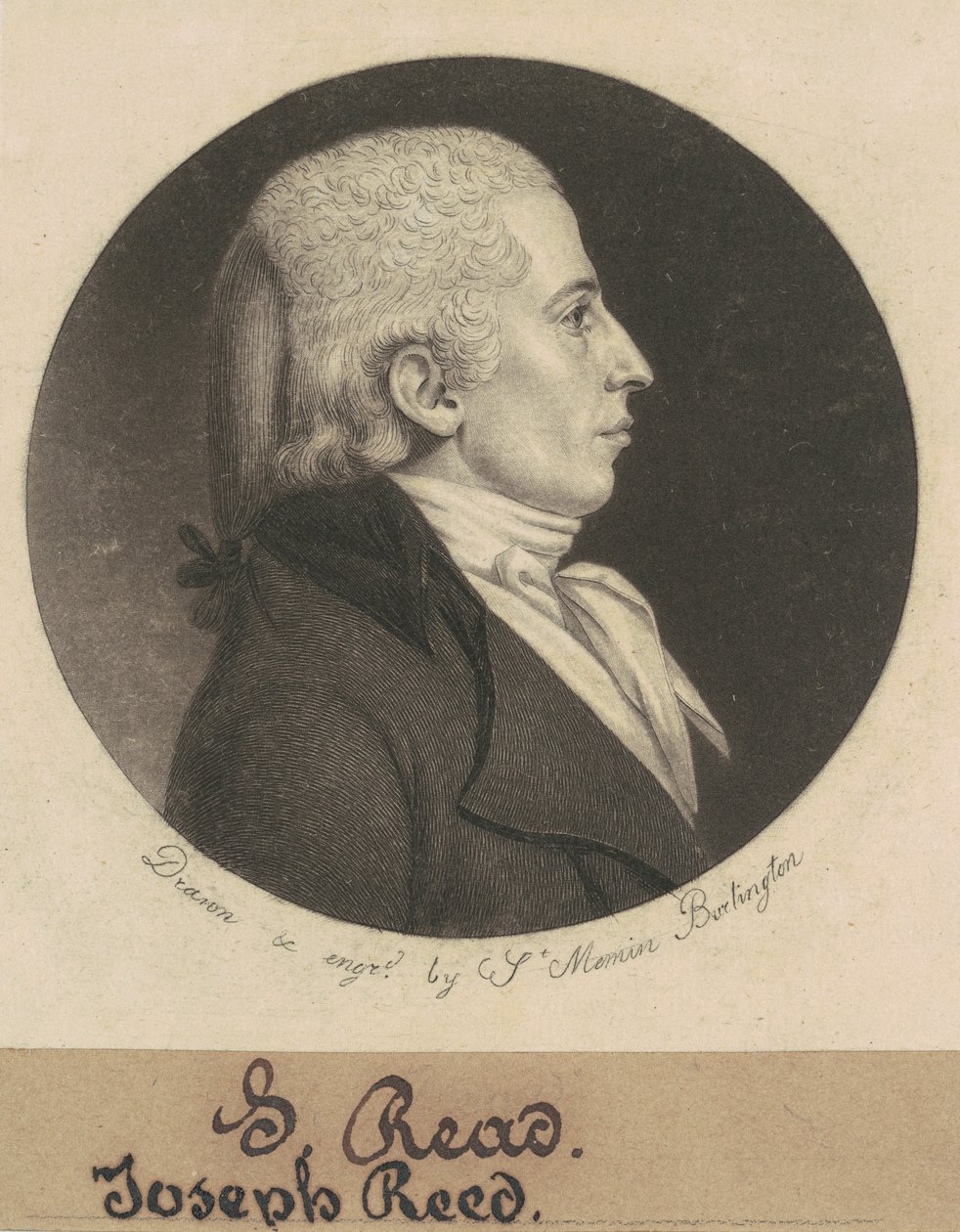 Joseph Reed, Jr. av Charles B. J. Févret de Saint Mémin