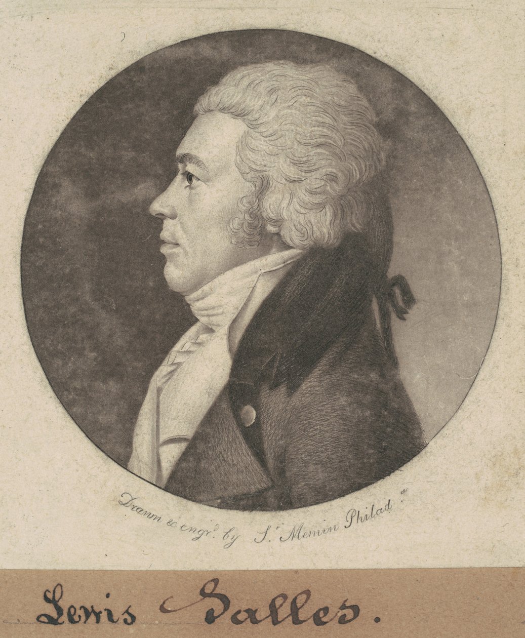 Lewis Halls av Charles B. J. Févret de Saint Mémin