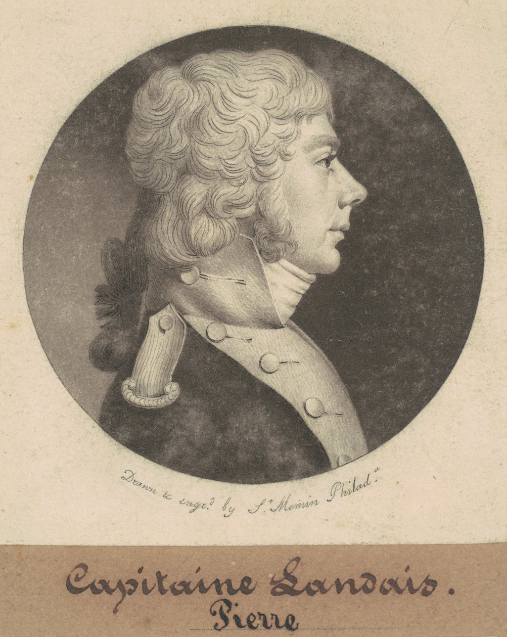 Louis Landais av Charles B. J. Févret de Saint Mémin