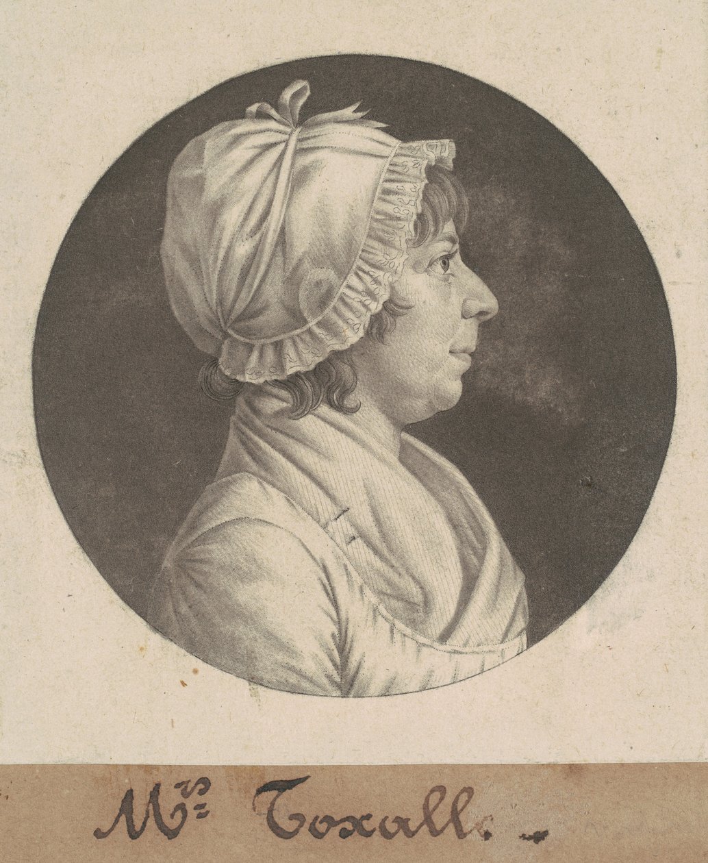 Margaret Smith Foxall av Charles B. J. Févret de Saint Mémin