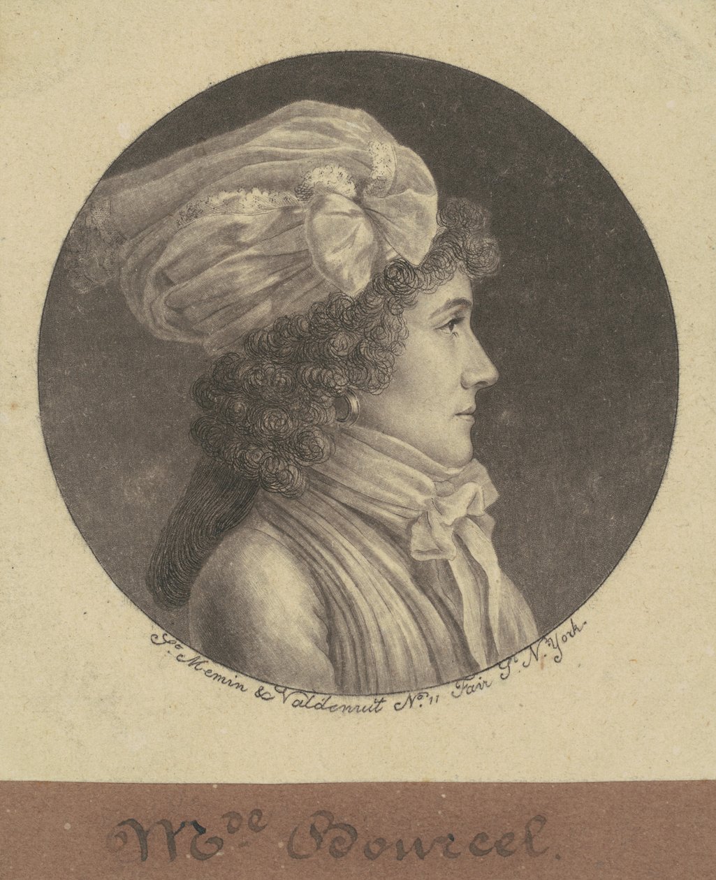 Marie Françoise Bancel av Charles B. J. Févret de Saint Mémin