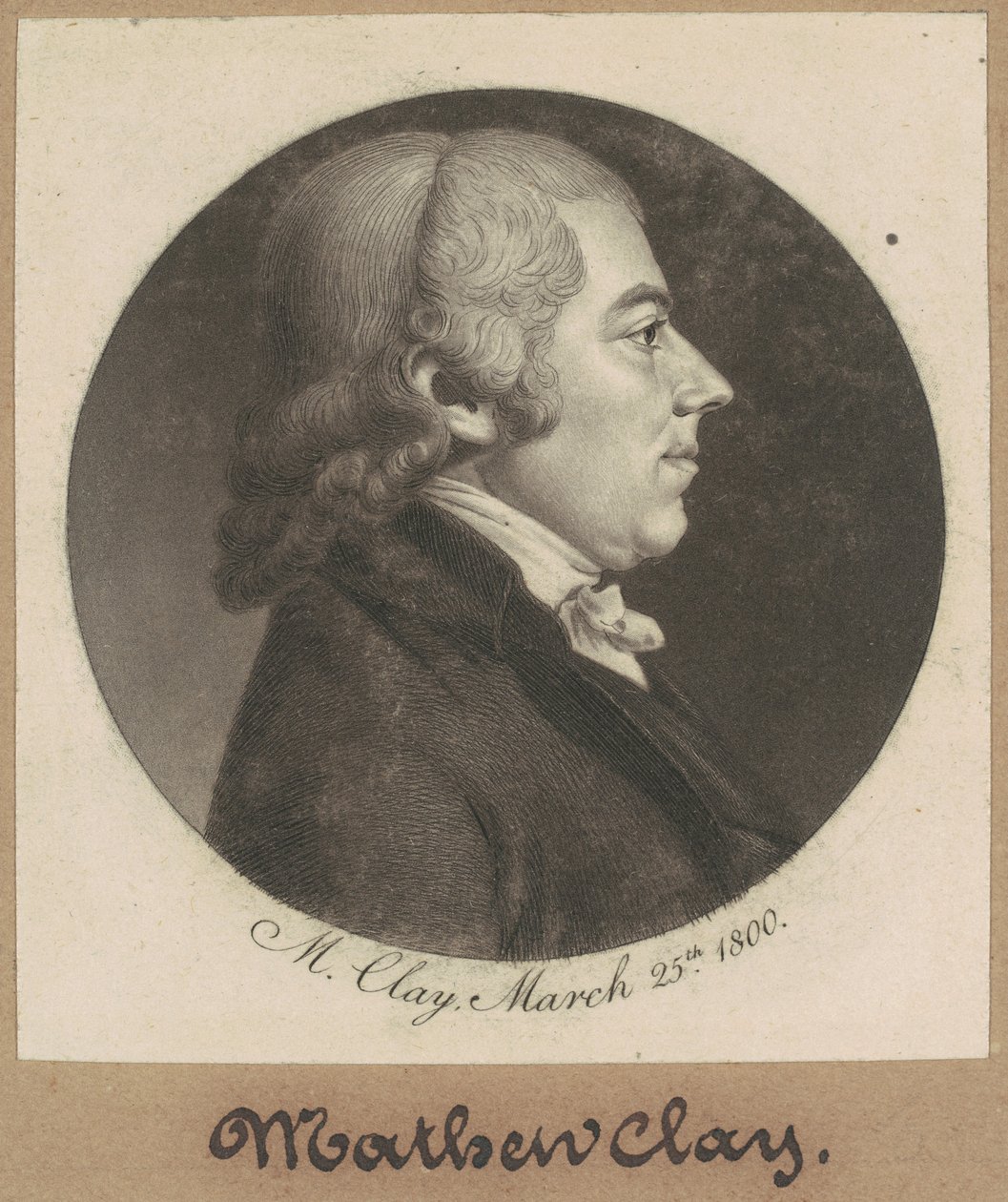 Matthew Clay av Charles B. J. Févret de Saint Mémin