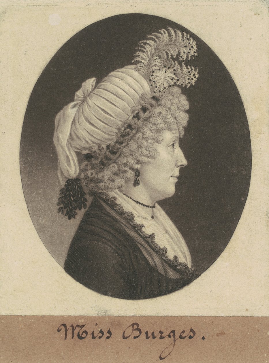 Fröken Burges av Charles B. J. Févret de Saint Mémin