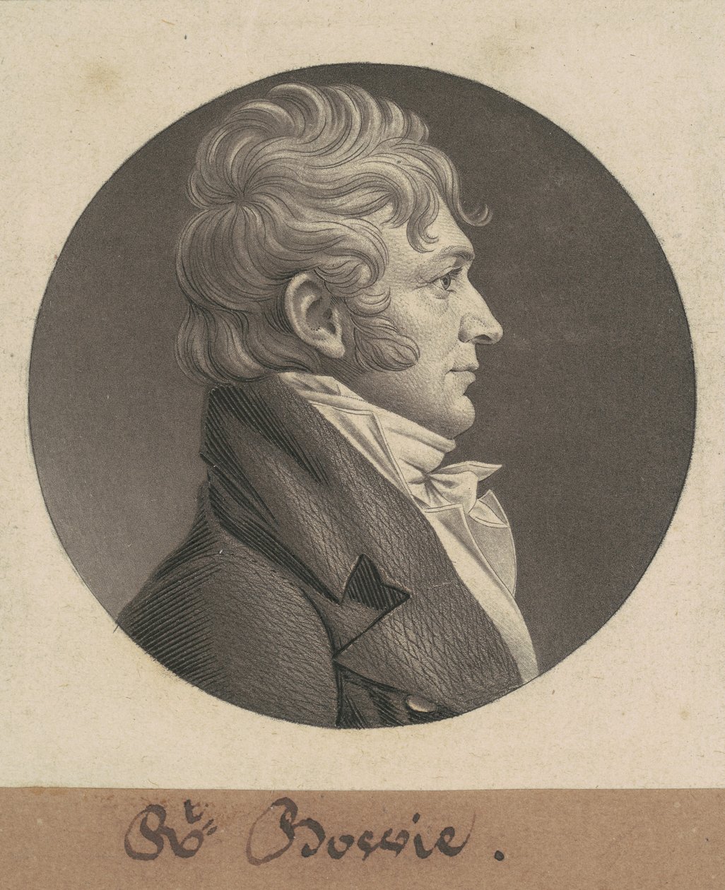Robert Bowie av Charles B. J. Févret de Saint Mémin