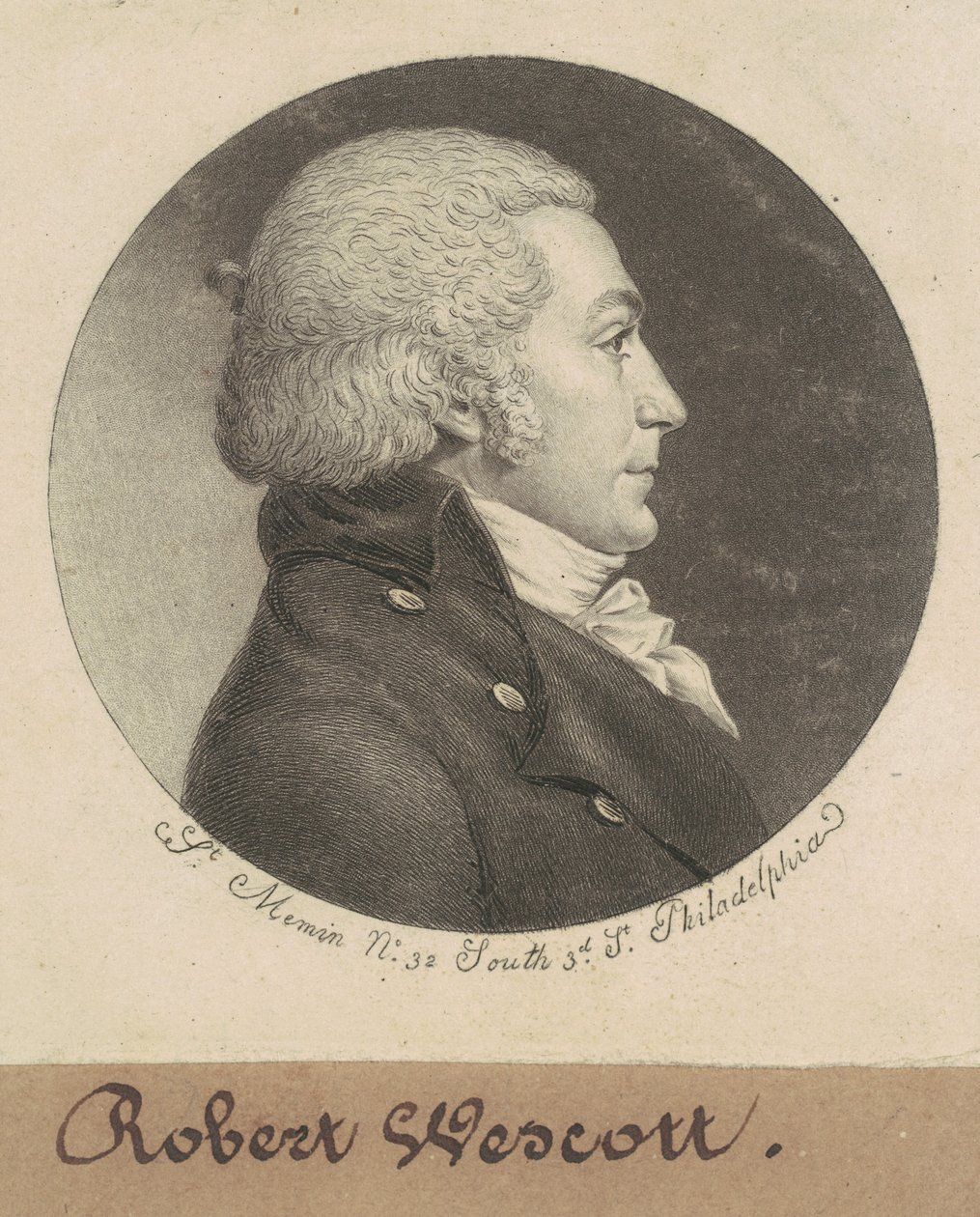 Robert Wescott av Charles B. J. Févret de Saint Mémin