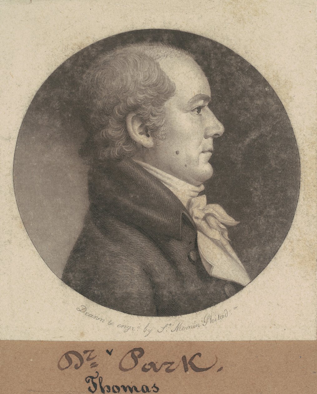 Thomas Parke av Charles B. J. Févret de Saint Mémin