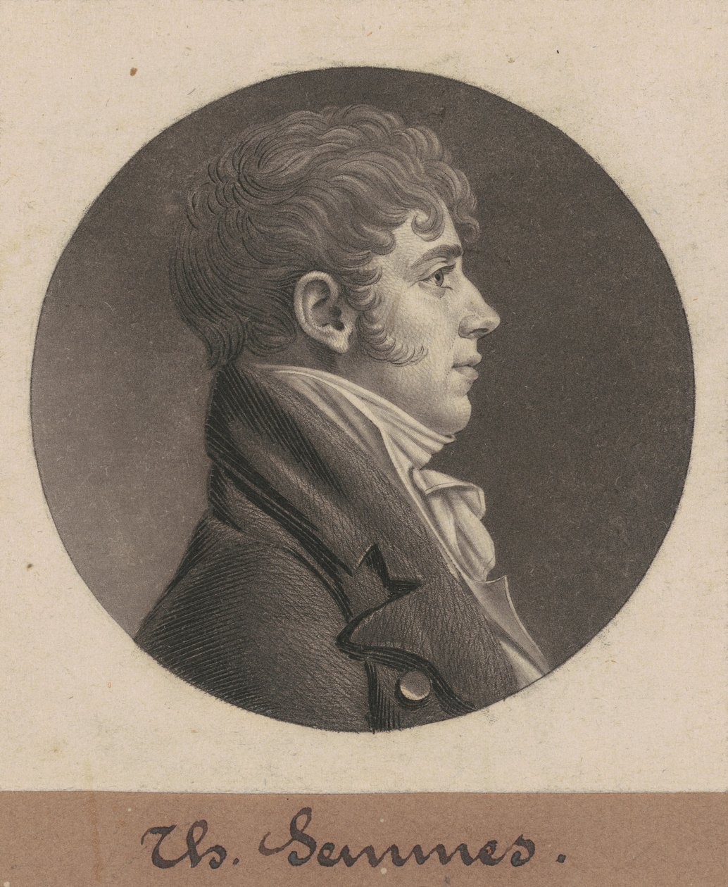 Thomas Semmes av Charles B. J. Févret de Saint Mémin