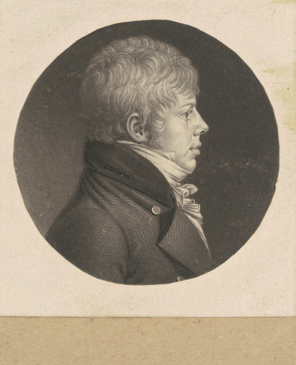 Oidentifierad man av Charles B. J. Févret de Saint Mémin