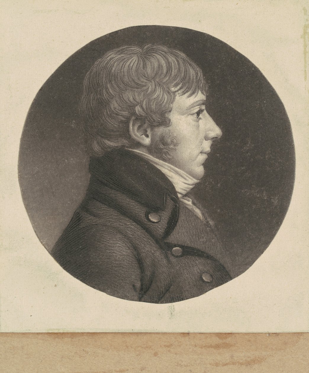 Oidentifierad man av Charles B. J. Févret de Saint Mémin