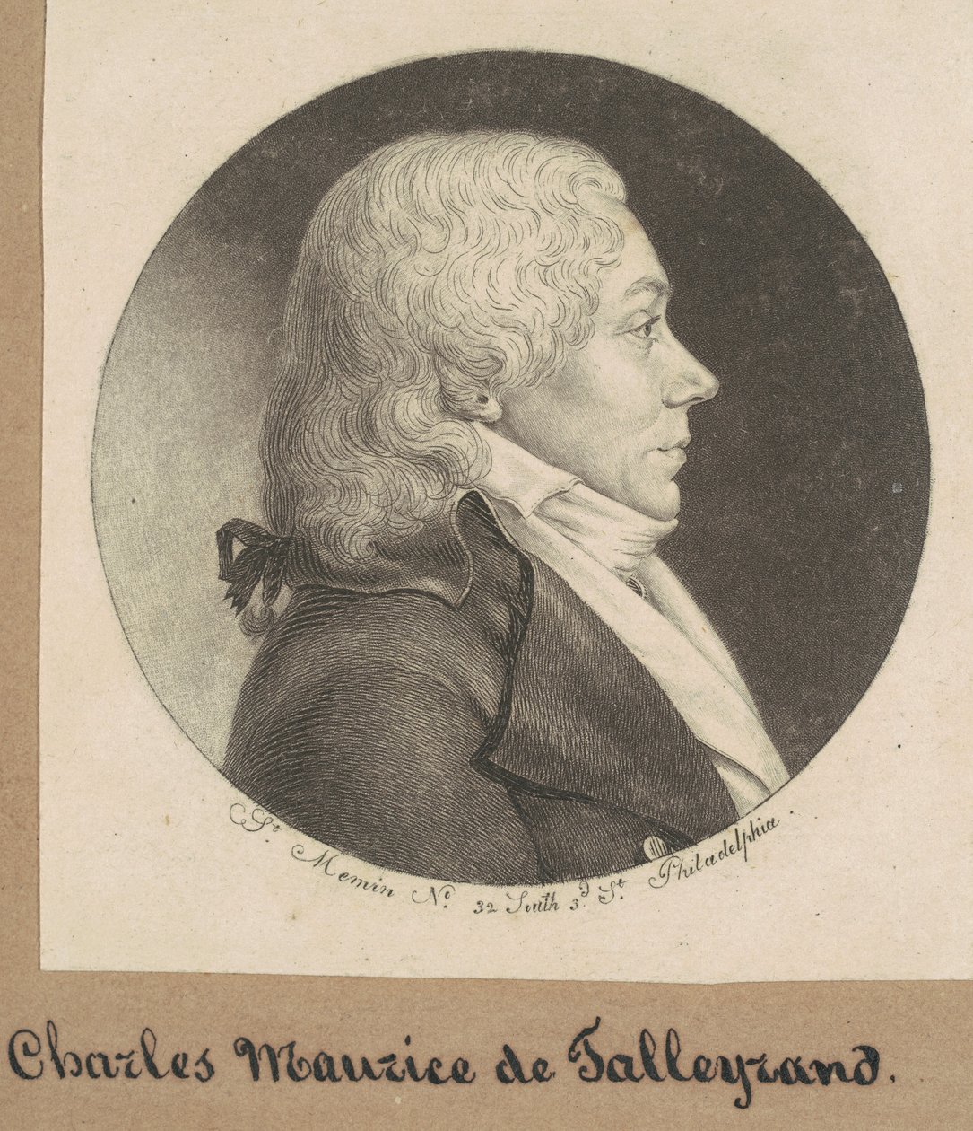 Oidentifierad man av Charles B. J. Févret de Saint Mémin