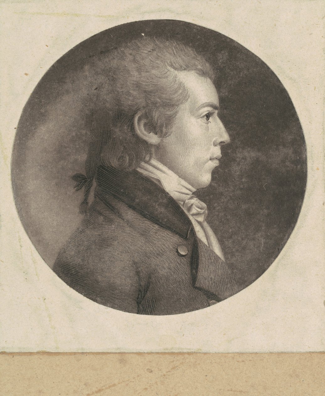 Oidentifierad man av Charles B. J. Févret de Saint Mémin