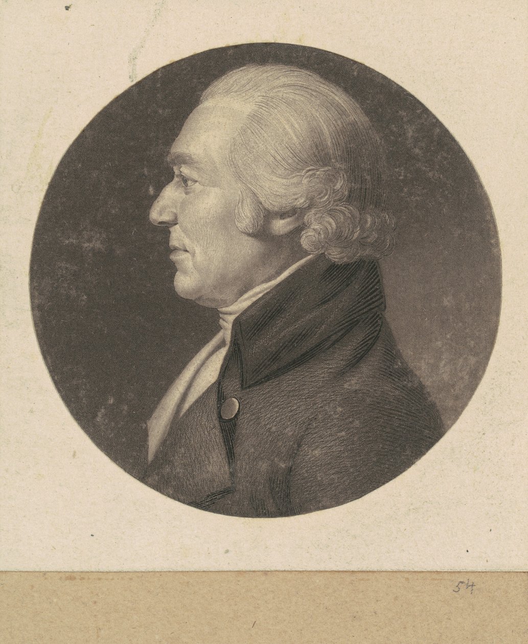 Oidentifierad man av Charles B. J. Févret de Saint Mémin